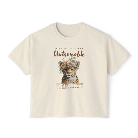Untamable Pretty + Fierce Wild Cat | Flower Crown | Wild Tee