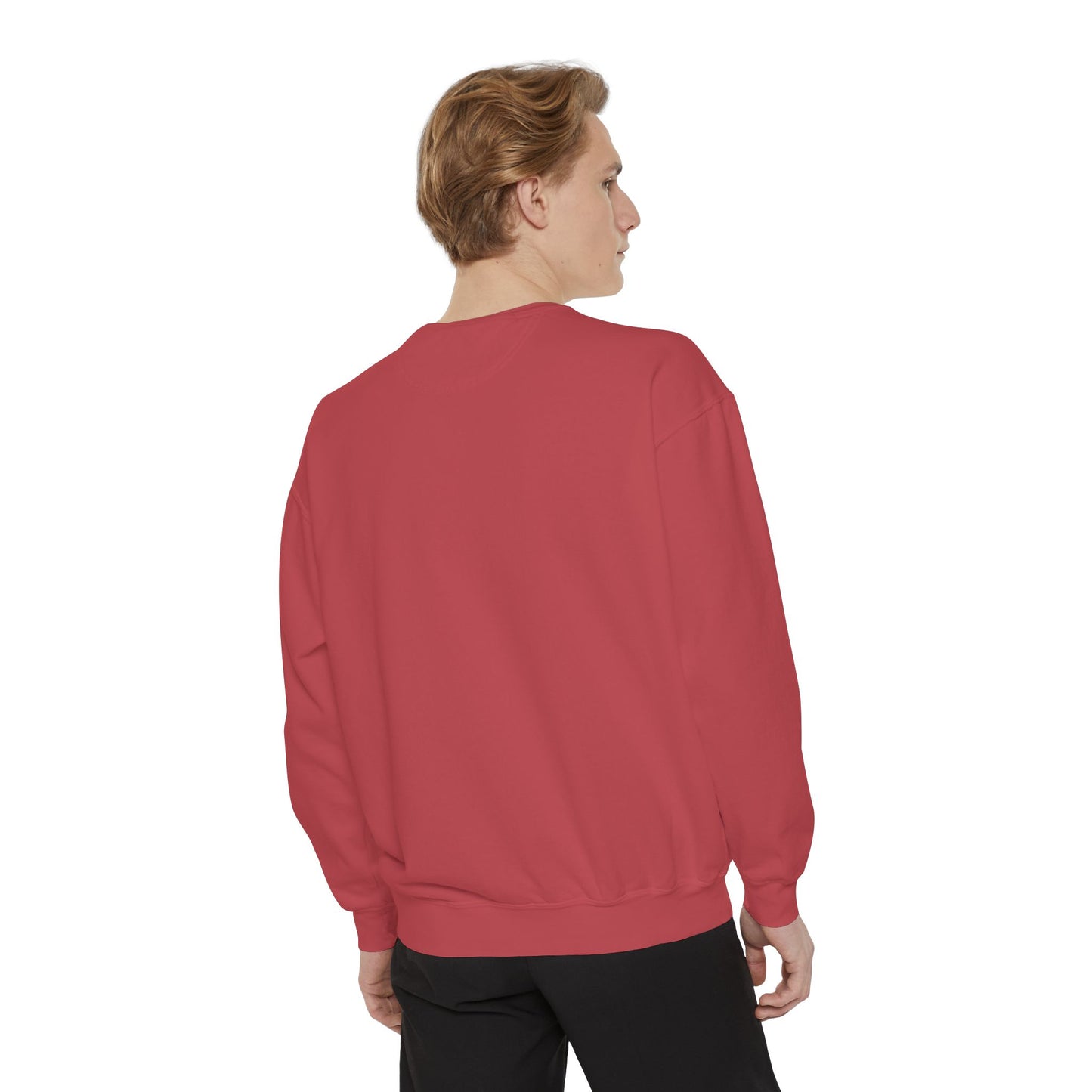 Love One Floral Sweatshirt — Retro Stripe Heart Graphic Crewneck