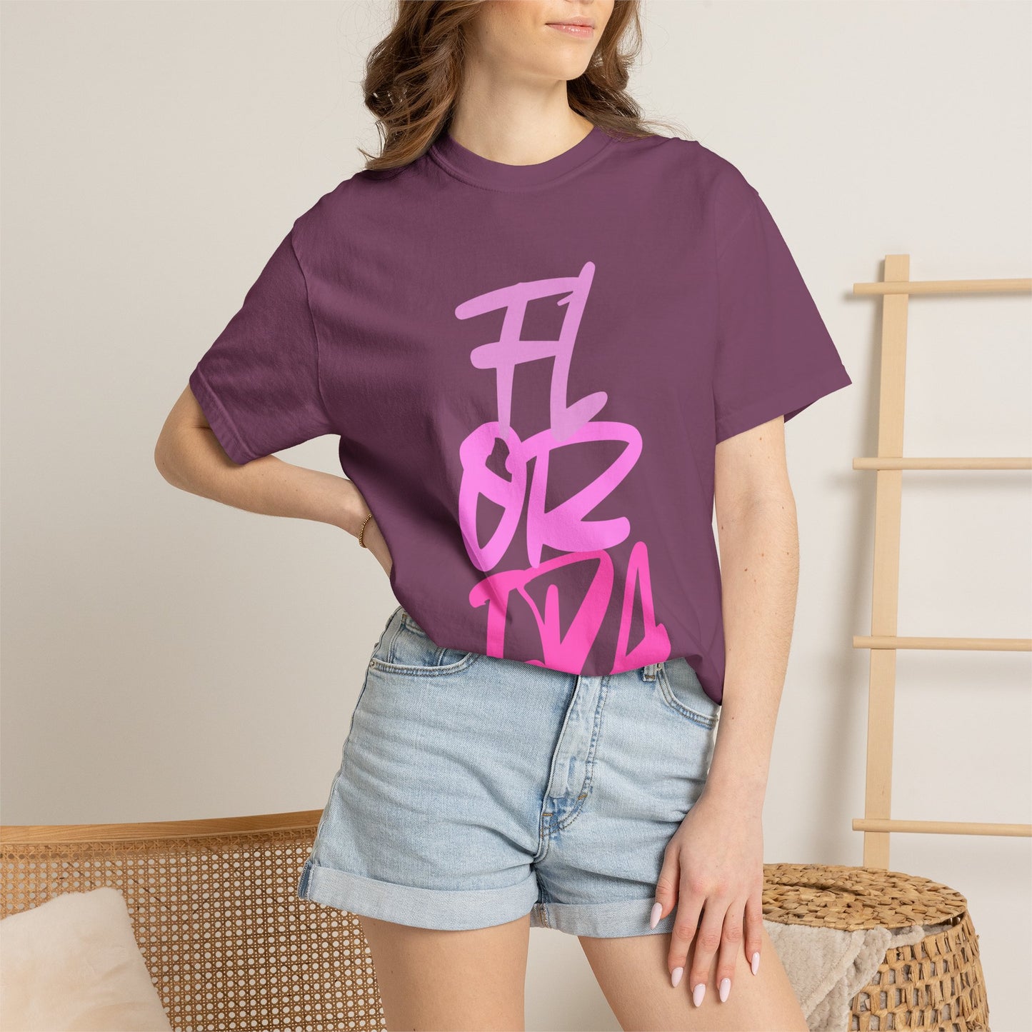 Florida Graphic Tee - Pink FL TShirt