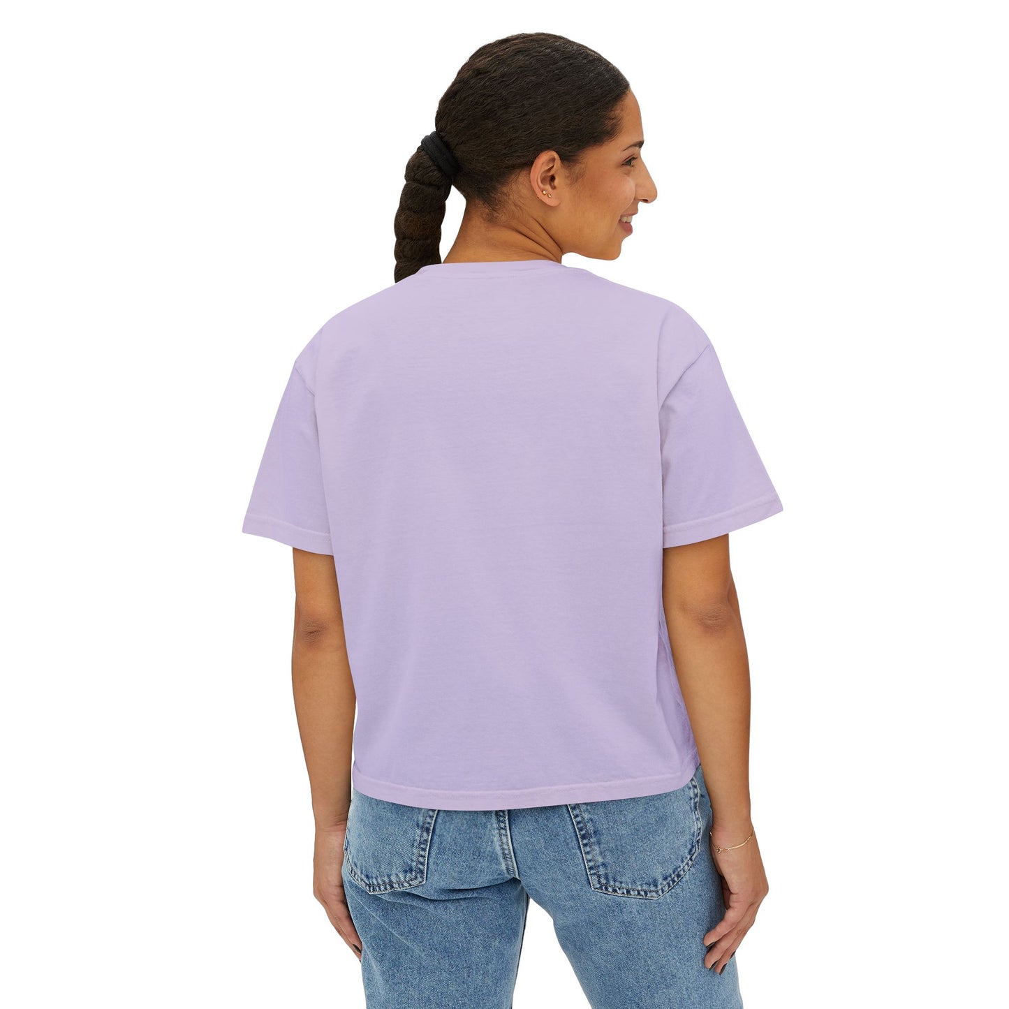 Checkered Enjoy Life Boxy Tee