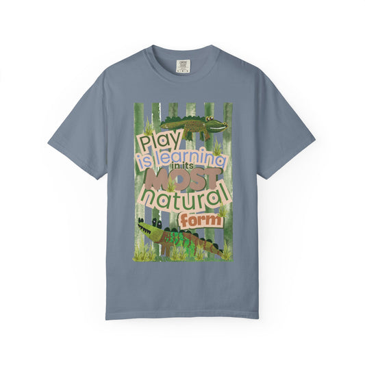CUSTOM SHIRT FOR IVY LEAGUE ELC Play Is Learning T-Shirt — "Play is Learning the Most Natural Form" Preschool Teacher Tee