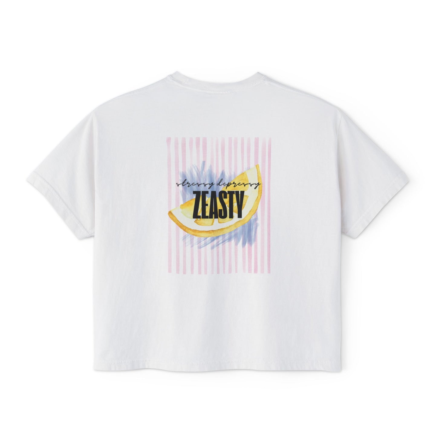 Easy Peasy | Stressy Depressy Boxy Tee