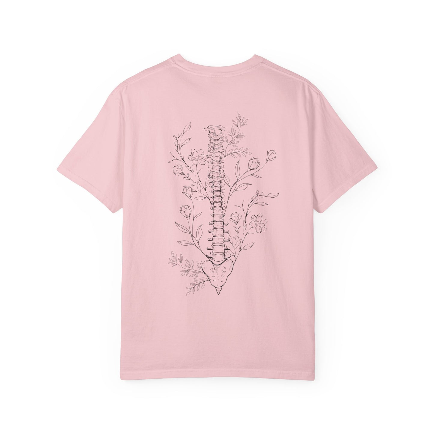 Life is better when your aligned | Floral Spine Tee | Cute Line Art Tee
