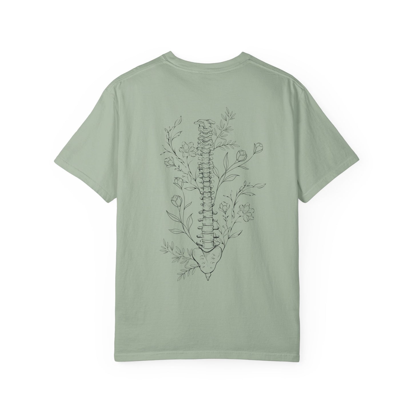 Life is better when your aligned | Floral Spine Tee | Cute Line Art Tee