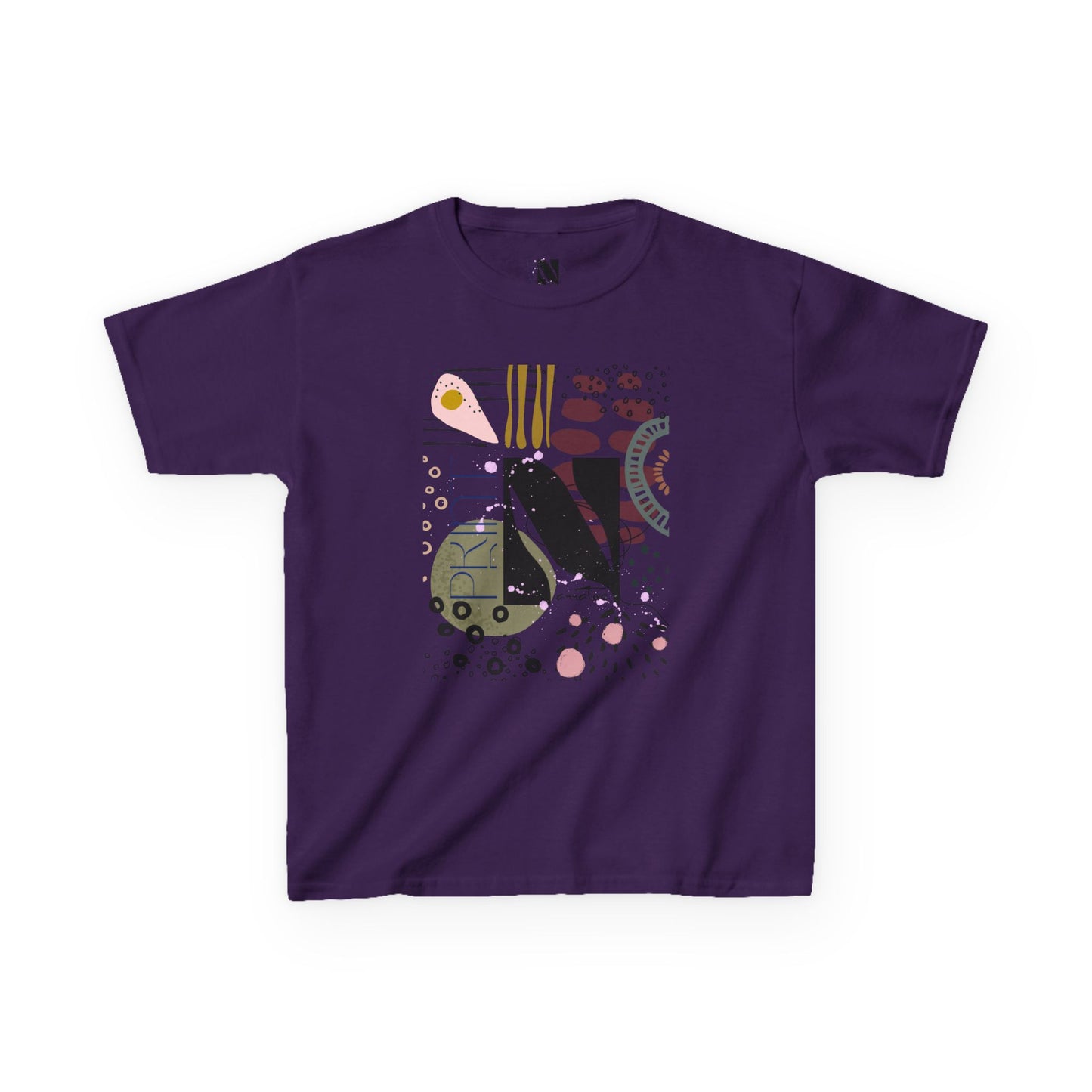 Kids Play All Day Print Narrative Brand Tee