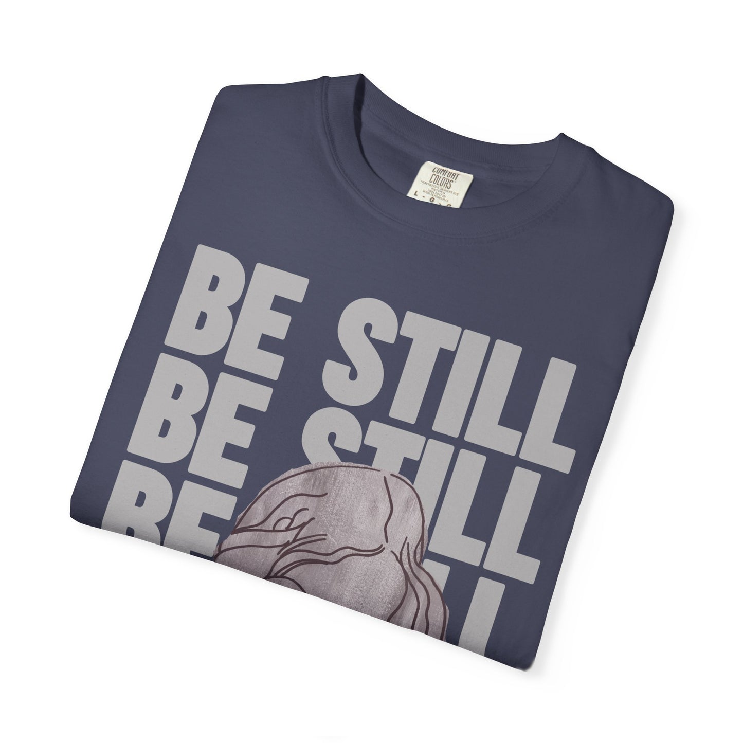 Be Still in Motherhood T-Shirt — Balancer of Chores + Cuddles, Messes + Magic