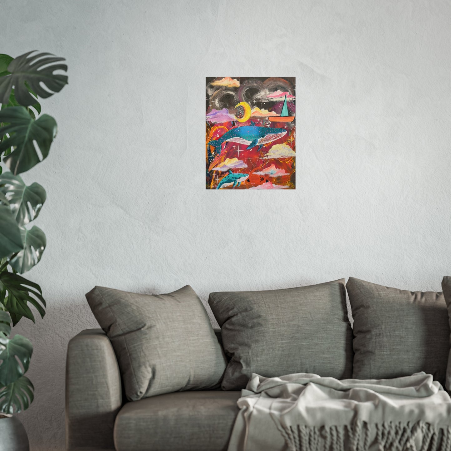 Whales Of The Sky- PRINT