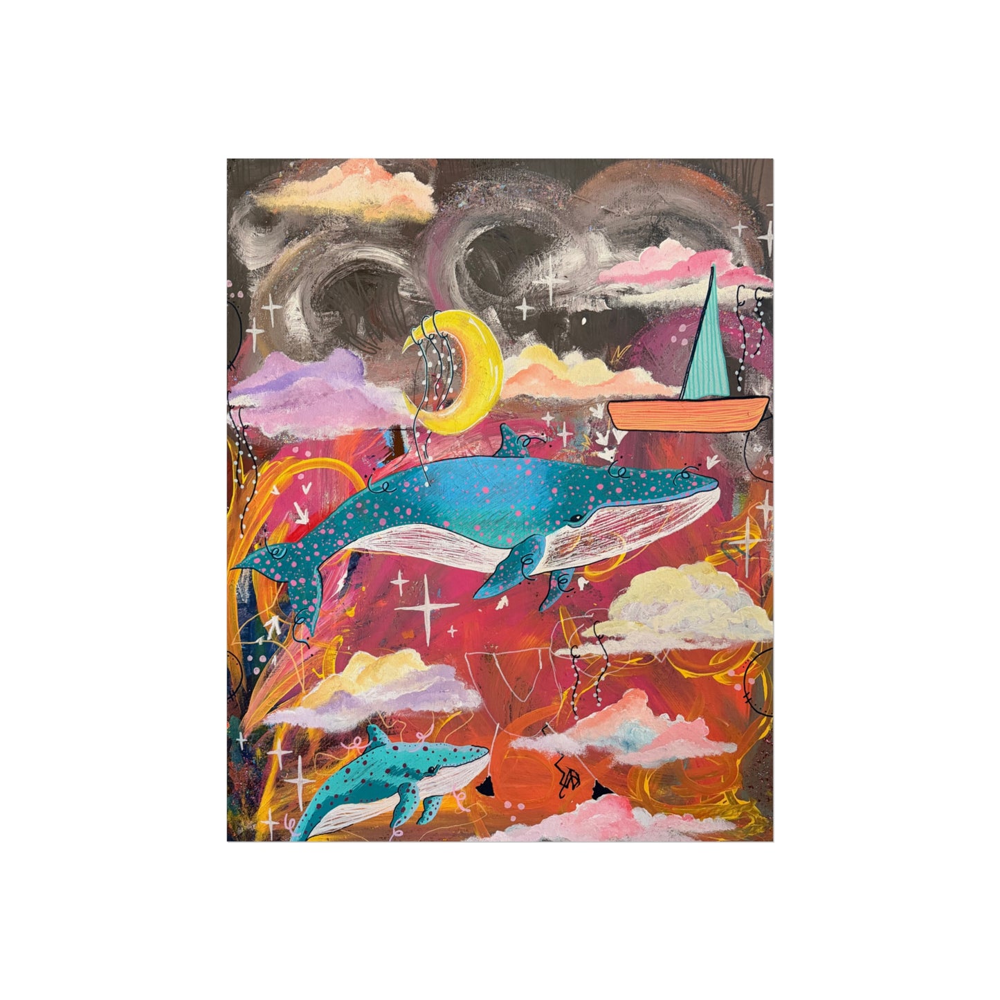 Whales Of The Sky- PRINT