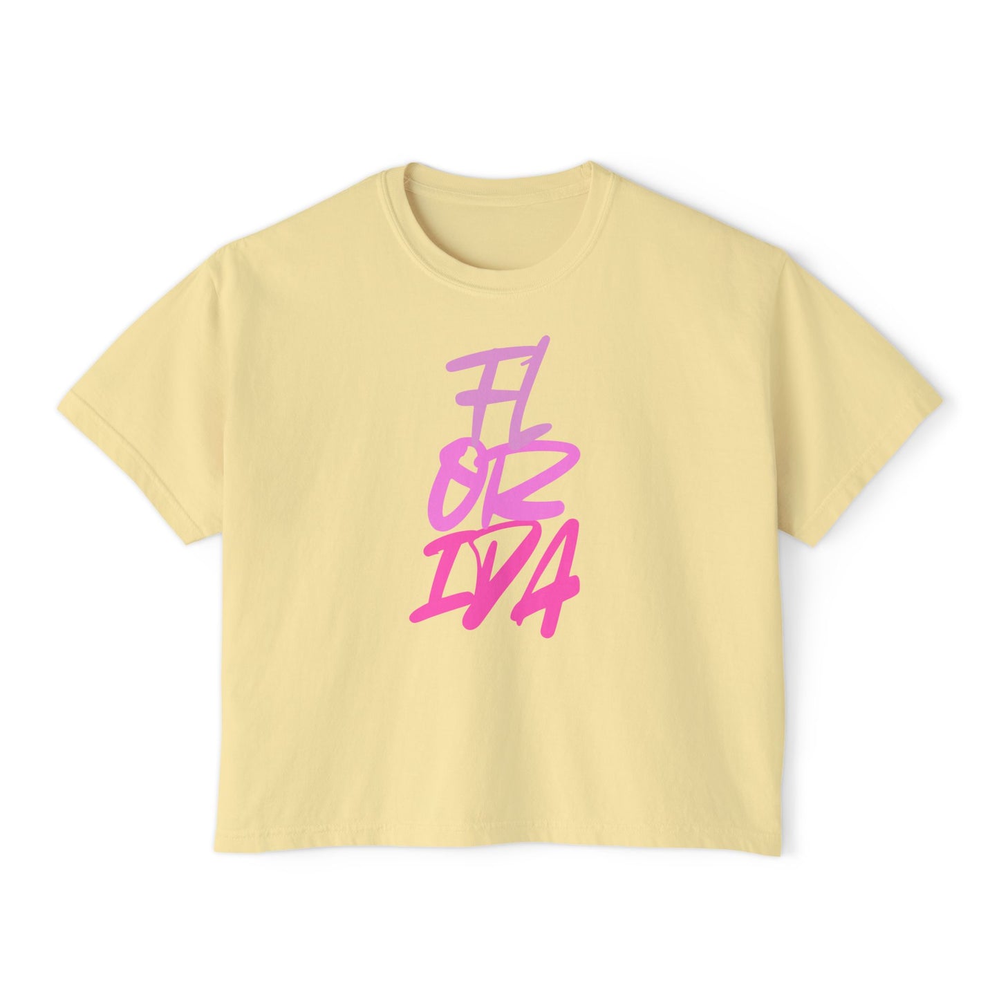 Women's Boxy Florida Tee | FL Cute Tee