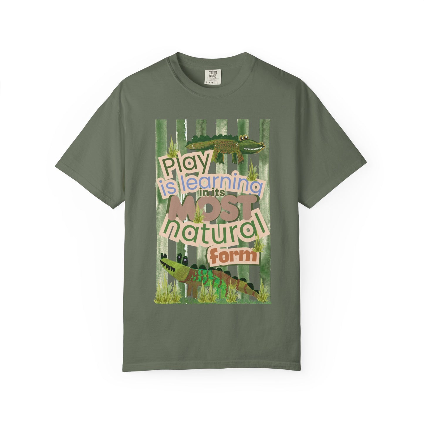CUSTOM SHIRT FOR IVY LEAGUE ELC Play Is Learning T-Shirt — "Play is Learning the Most Natural Form" Preschool Teacher Tee
