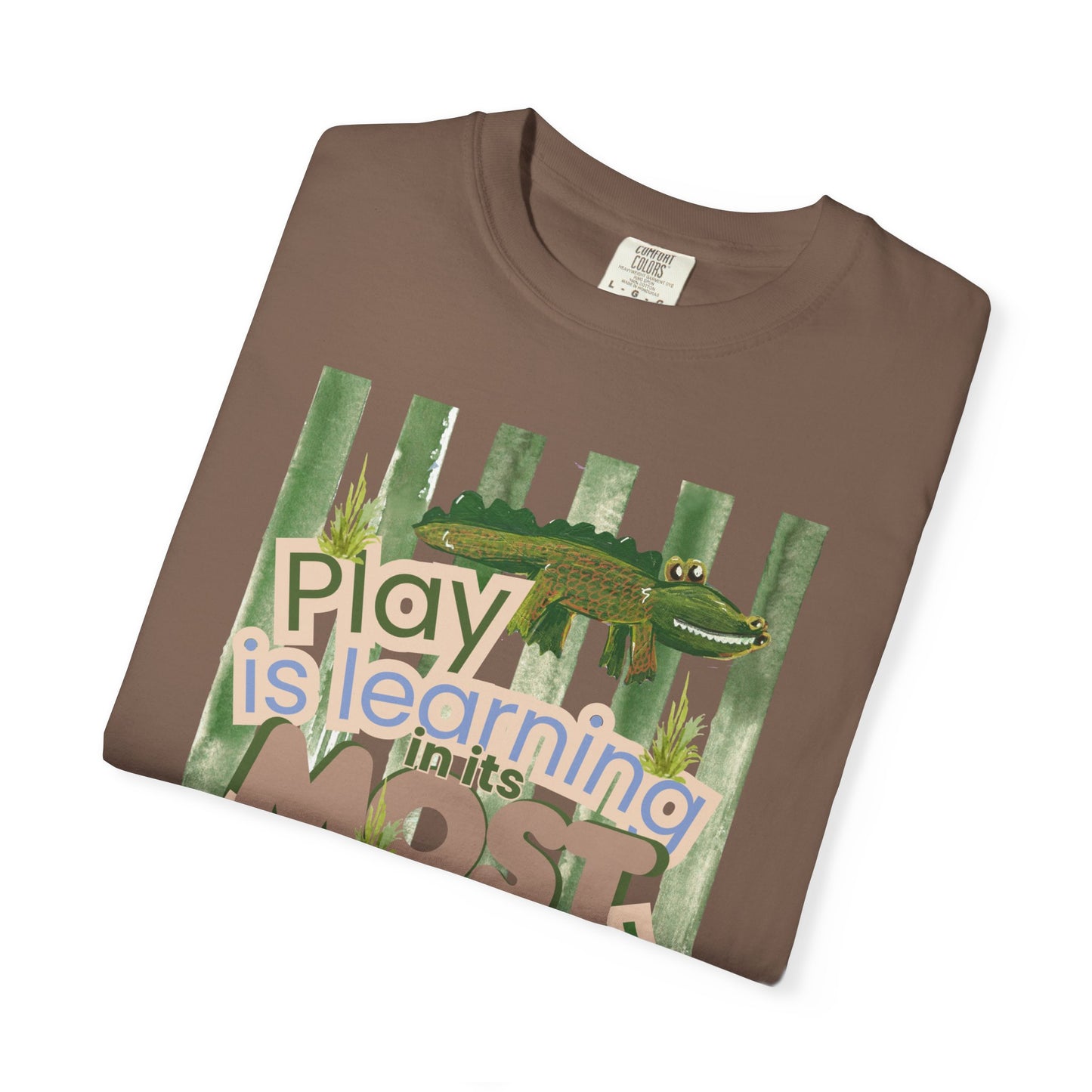 CUSTOM SHIRT FOR IVY LEAGUE ELC Play Is Learning T-Shirt — "Play is Learning the Most Natural Form" Preschool Teacher Tee