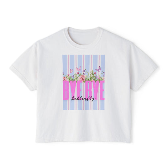 Women's Boxy Bye Bye Butterfly Tee
