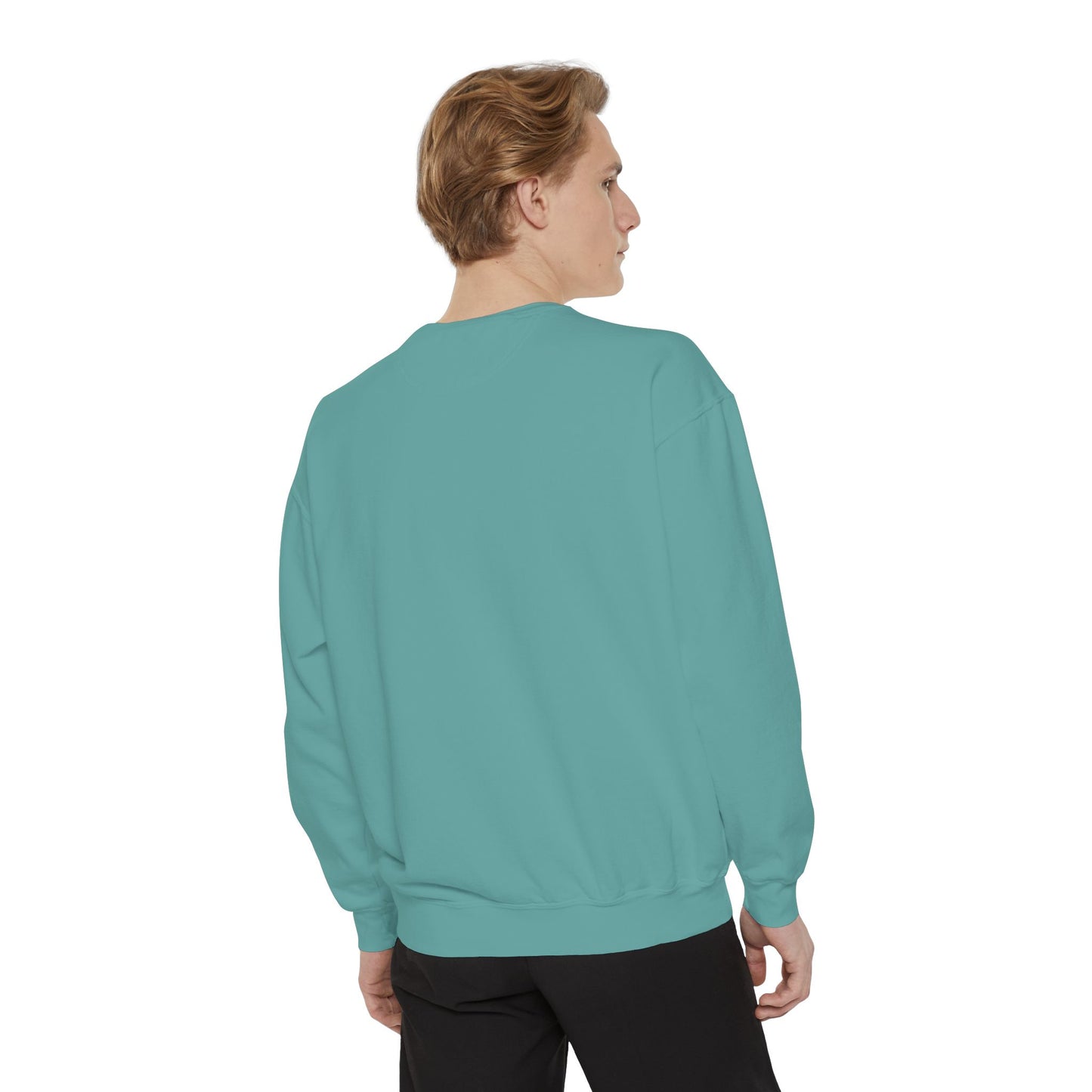 Love One Floral Sweatshirt — Retro Stripe Heart Graphic Crewneck