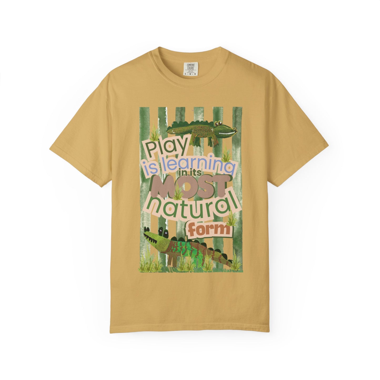CUSTOM SHIRT FOR IVY LEAGUE ELC Play Is Learning T-Shirt — "Play is Learning the Most Natural Form" Preschool Teacher Tee