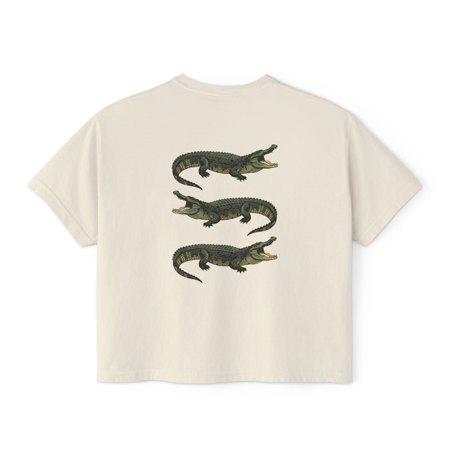 Let’s Wrestle Boxy Alligator Tee