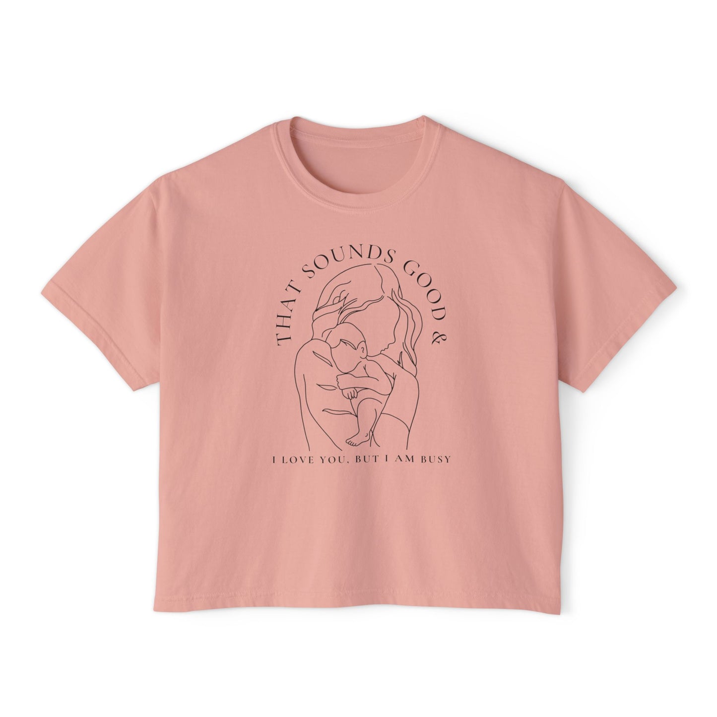 Motherhood Boxy Line Art Tee