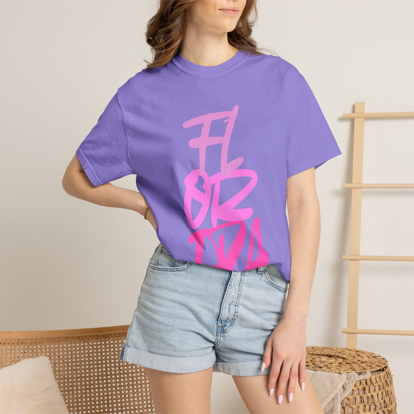 Florida Graphic Tee - Pink FL TShirt