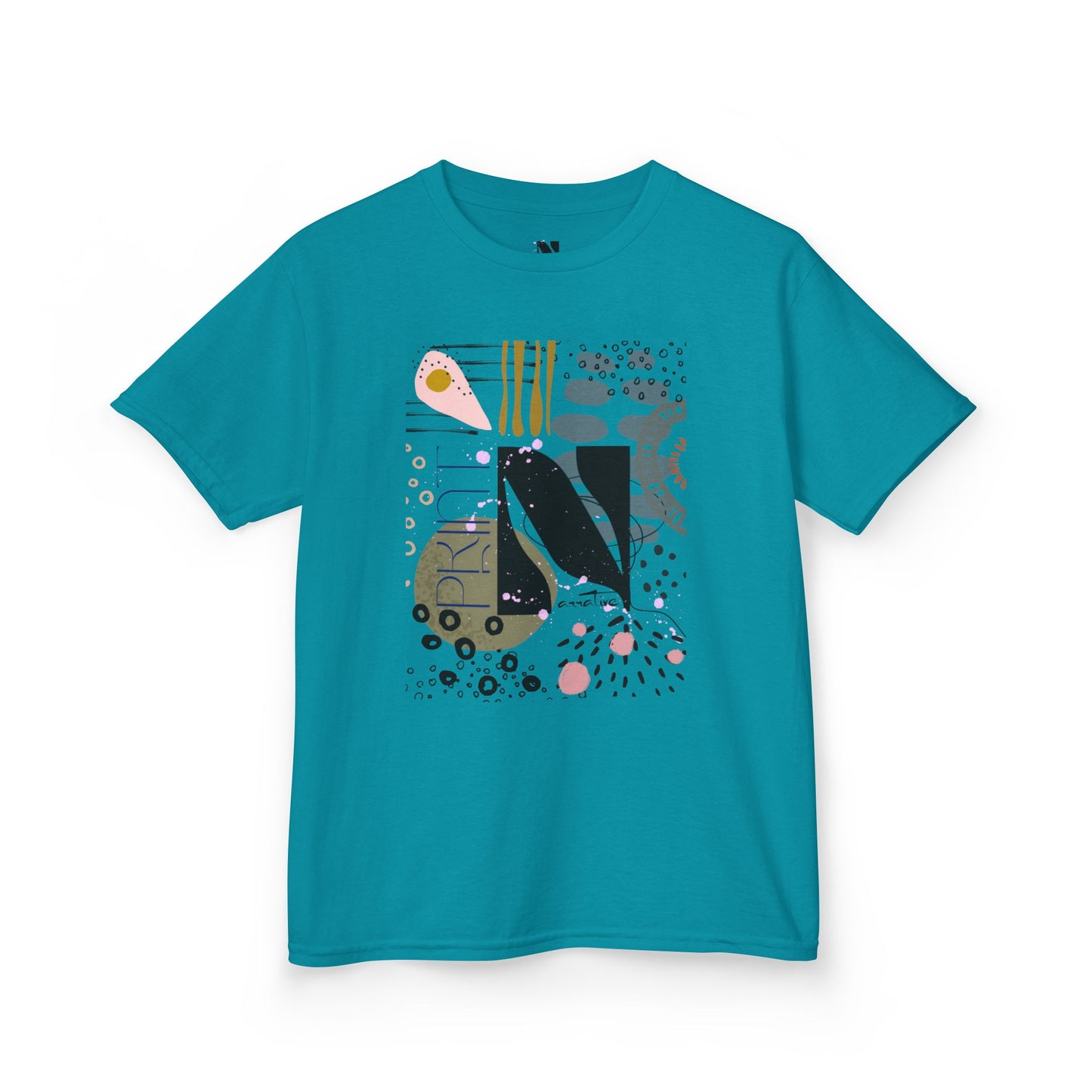 Kids Play All Day Print Narrative Brand Tee