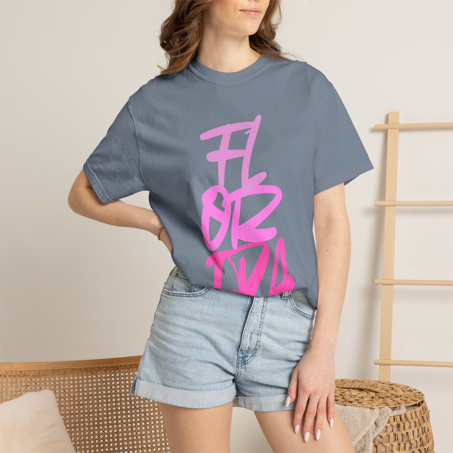 Florida Graphic Tee - Pink FL TShirt