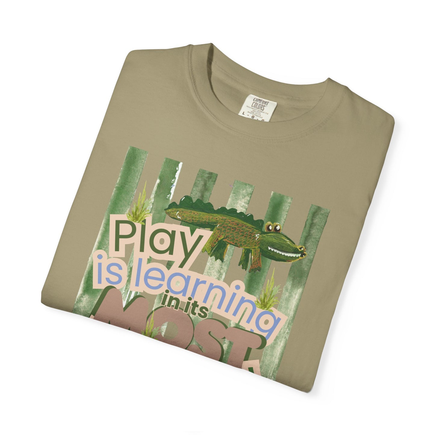 CUSTOM SHIRT FOR IVY LEAGUE ELC Play Is Learning T-Shirt — "Play is Learning the Most Natural Form" Preschool Teacher Tee