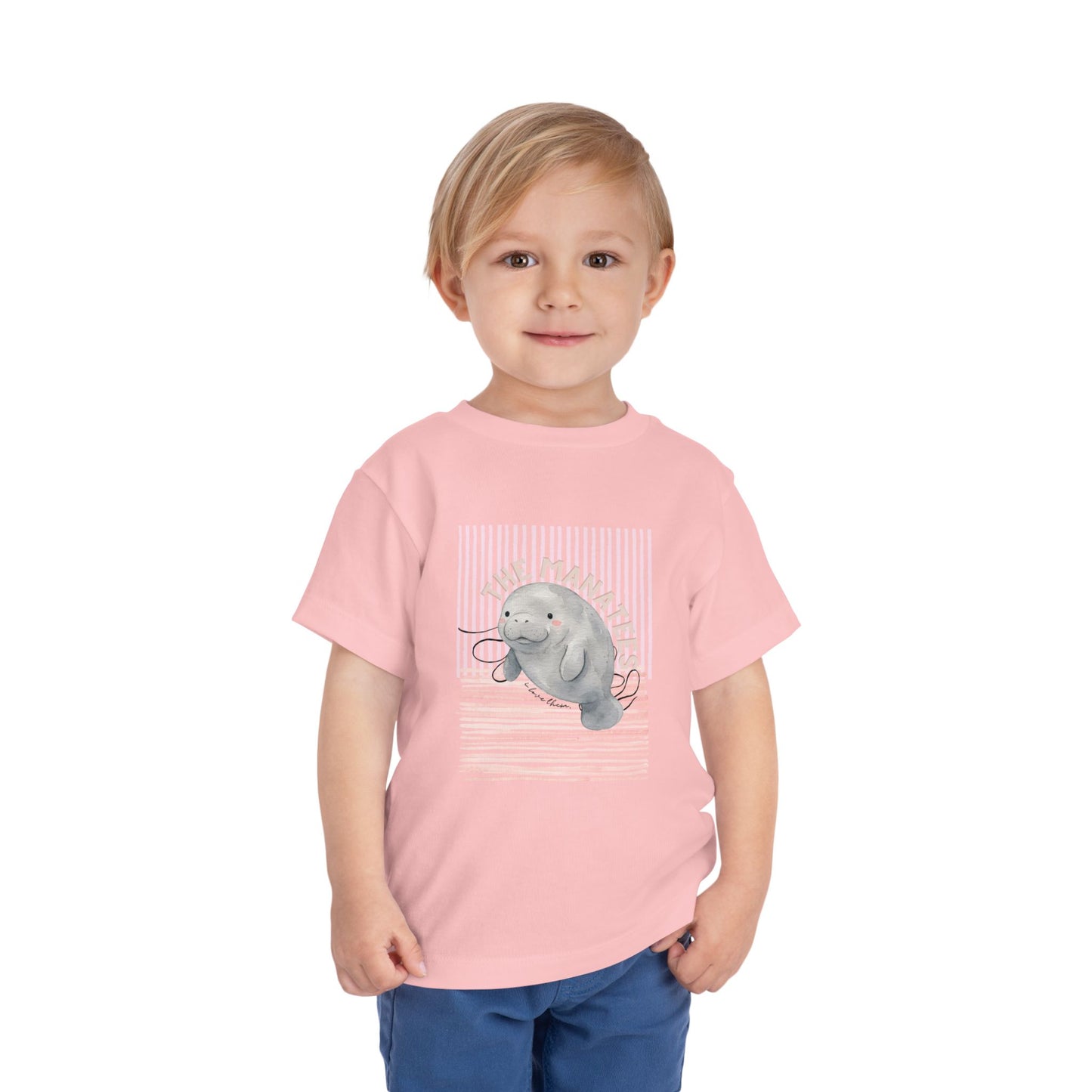 Toddler I Love The Manatees Short Sleeve Tee
