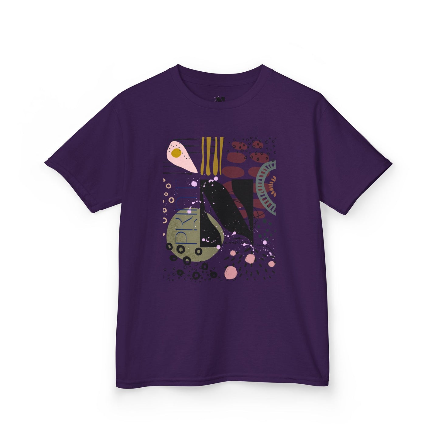 Kids Play All Day Print Narrative Brand Tee