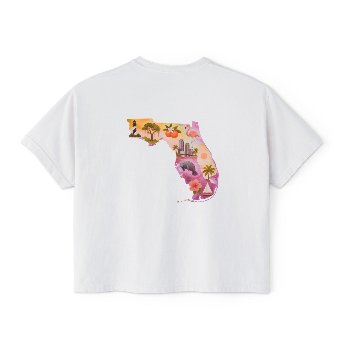 Women's Boxy Florida Tee | FL Cute Tee