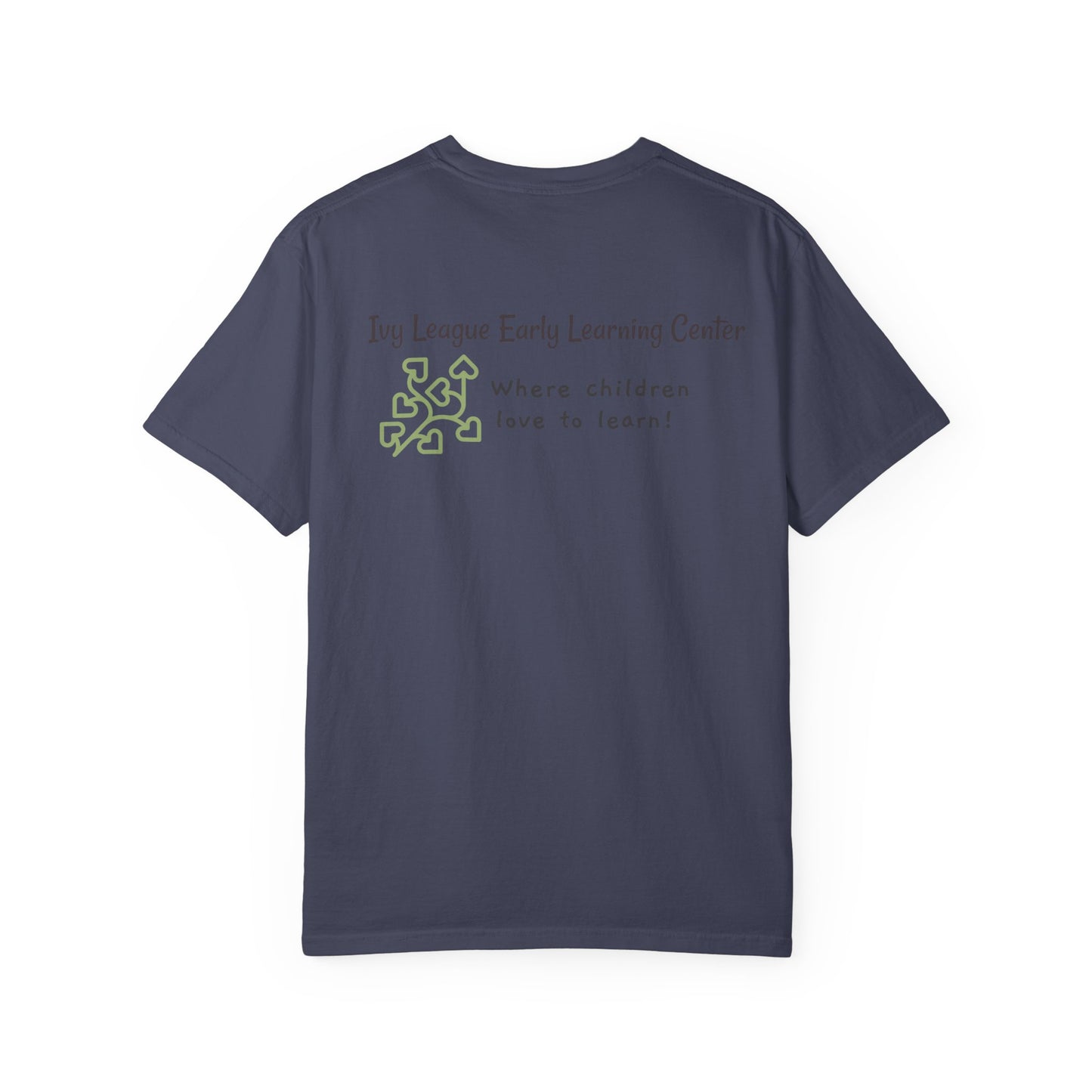 CUSTOM SHIRT FOR IVY LEAGUE ELC Play Is Learning T-Shirt — "Play is Learning the Most Natural Form" Preschool Teacher Tee