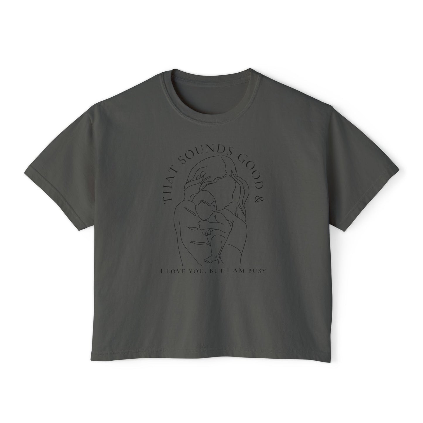 Motherhood Boxy Line Art Tee