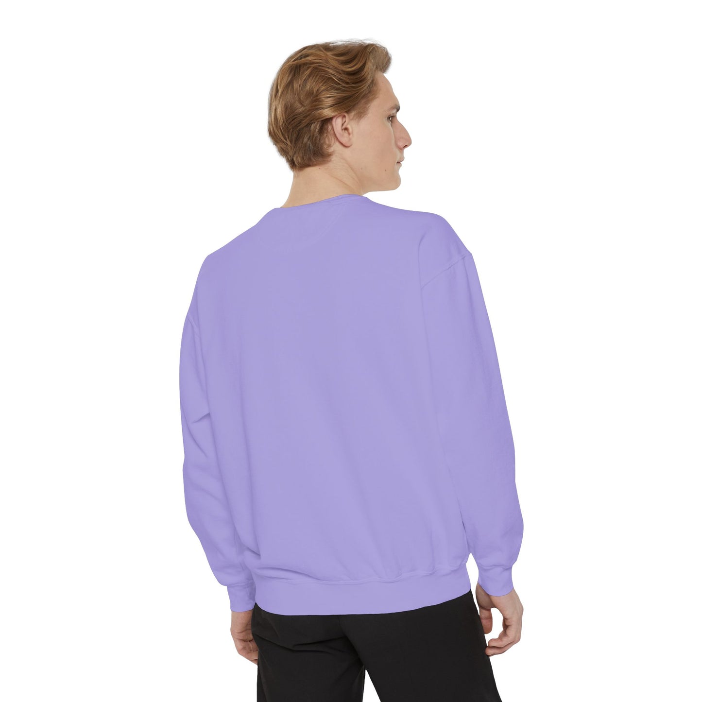 Love One Floral Sweatshirt — Retro Stripe Heart Graphic Crewneck