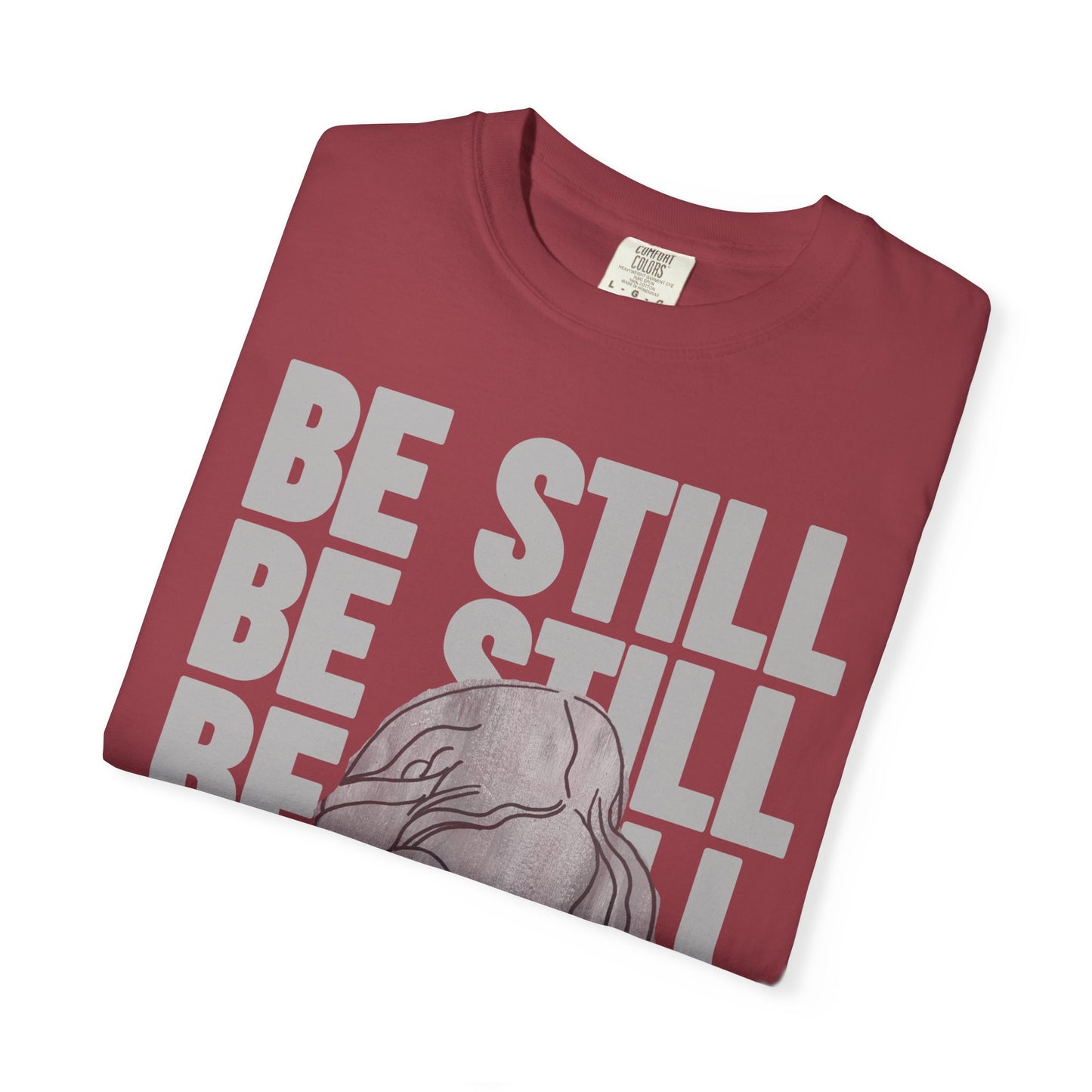 Be Still in Motherhood T-Shirt — Balancer of Chores + Cuddles, Messes + Magic