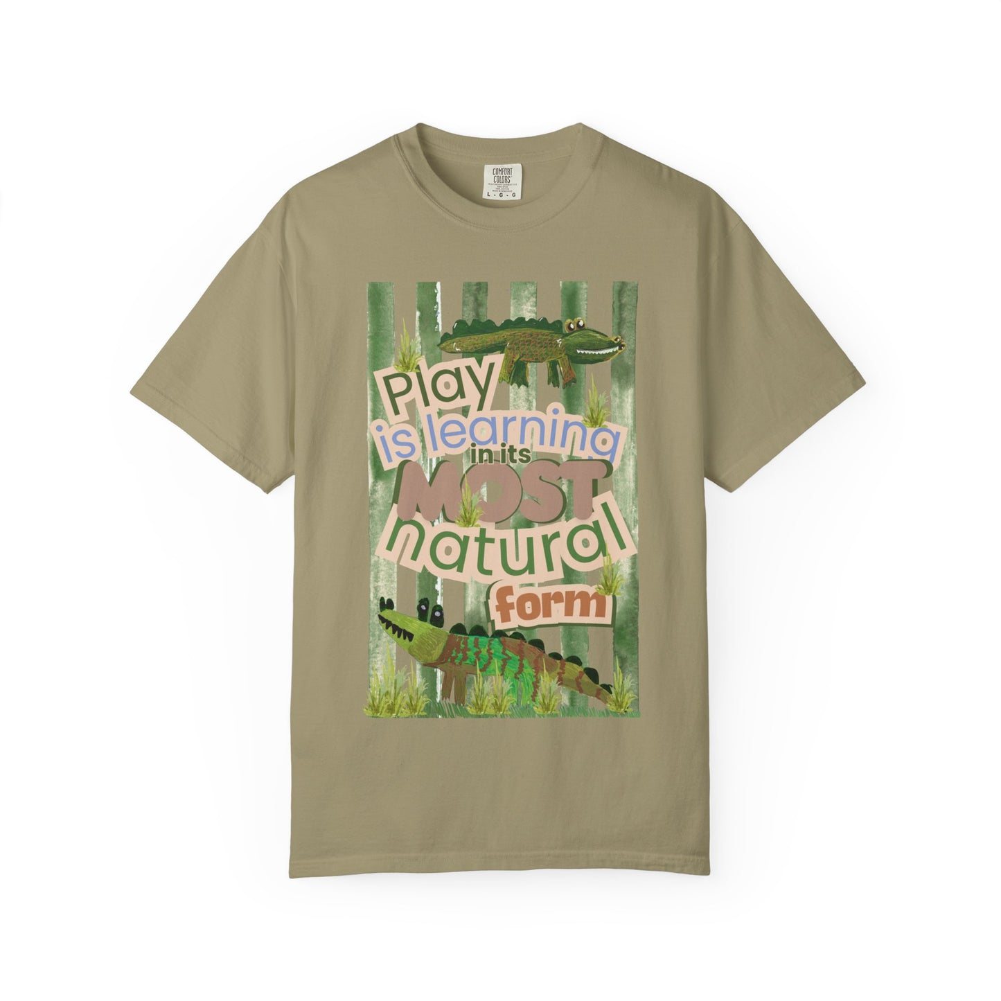 CUSTOM SHIRT FOR IVY LEAGUE ELC Play Is Learning T-Shirt — "Play is Learning the Most Natural Form" Preschool Teacher Tee