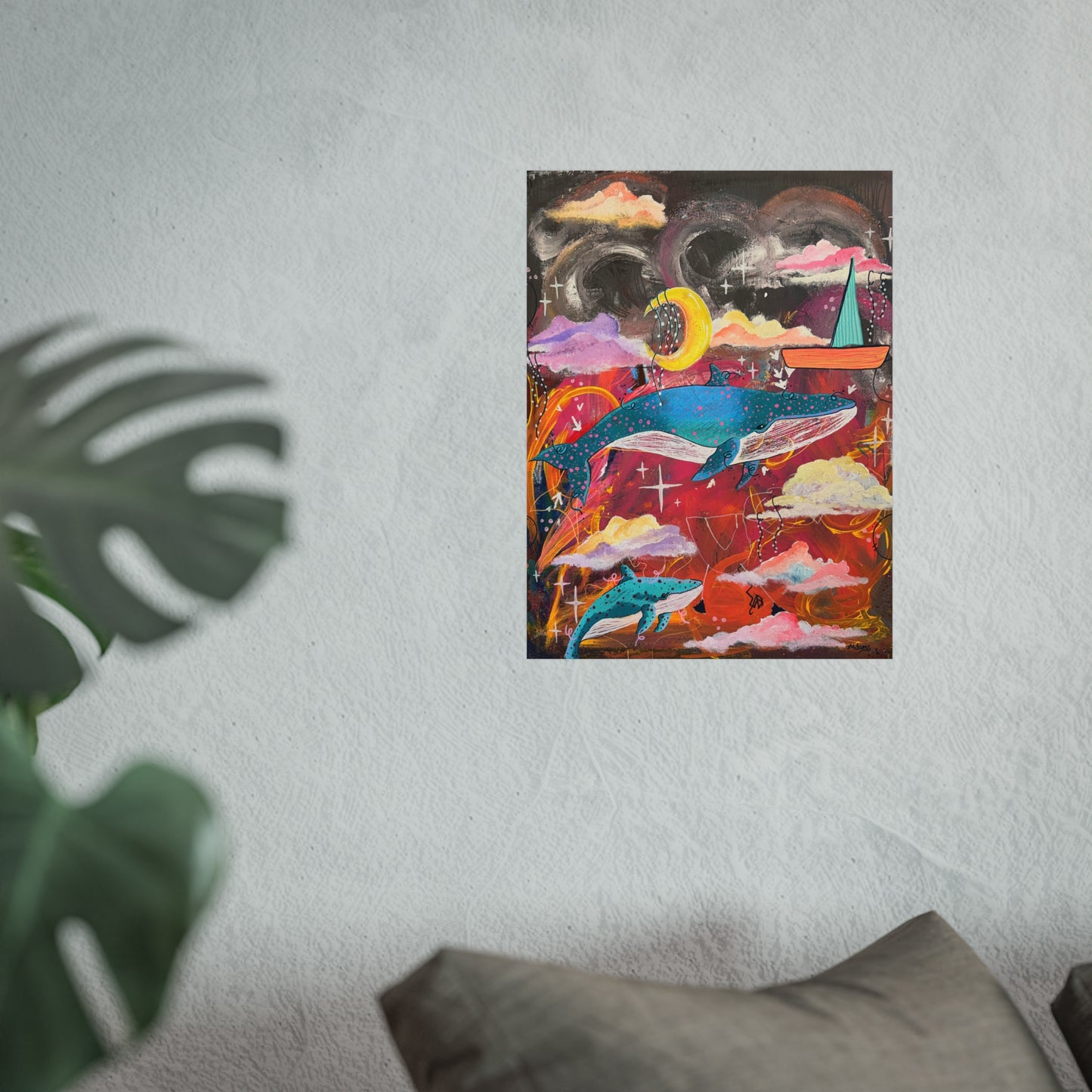 Whales Of The Sky- PRINT