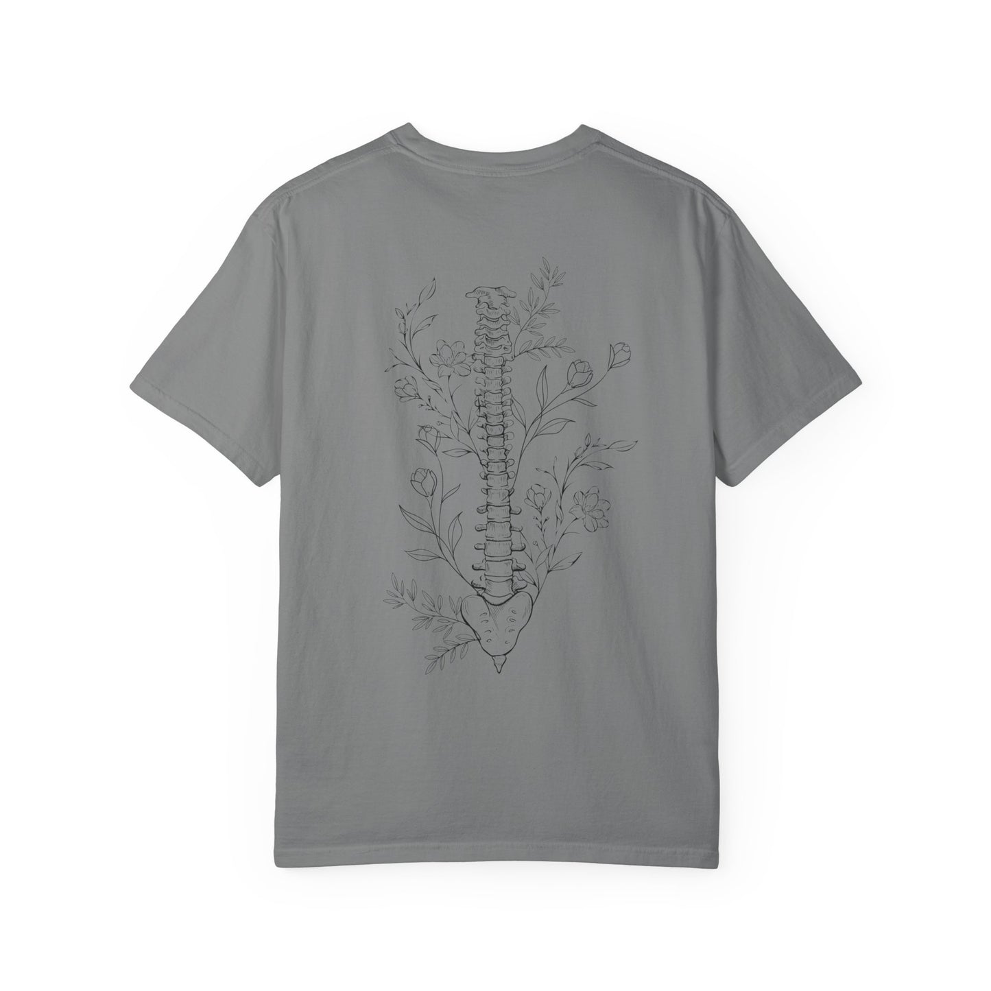 Life is better when your aligned | Floral Spine Tee | Cute Line Art Tee