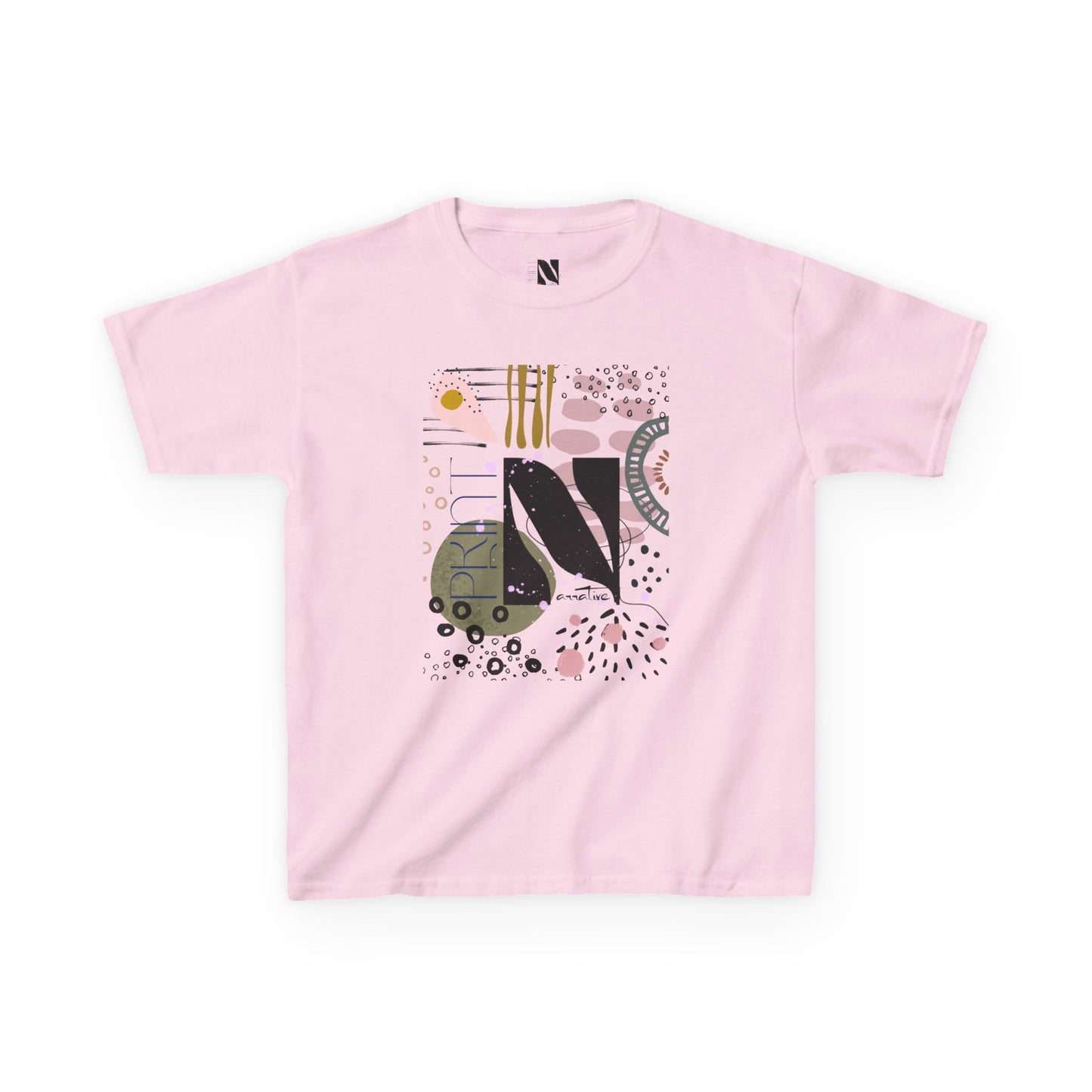 Kids Play All Day Print Narrative Brand Tee