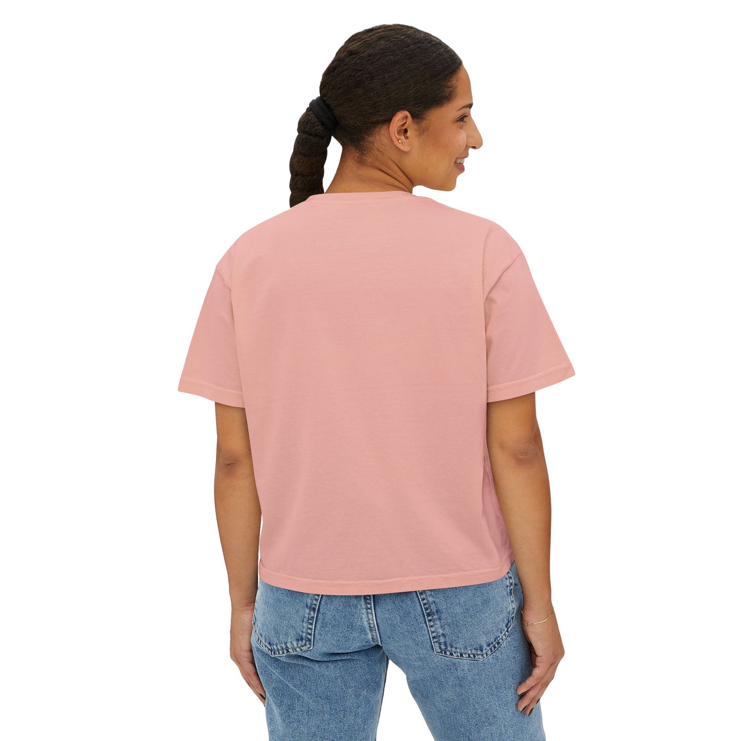 Checkered Enjoy Life Boxy Tee