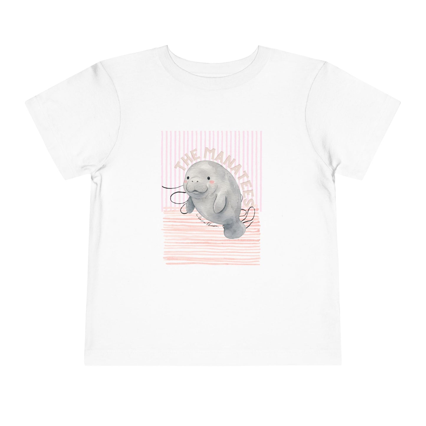 Toddler I Love The Manatees Short Sleeve Tee