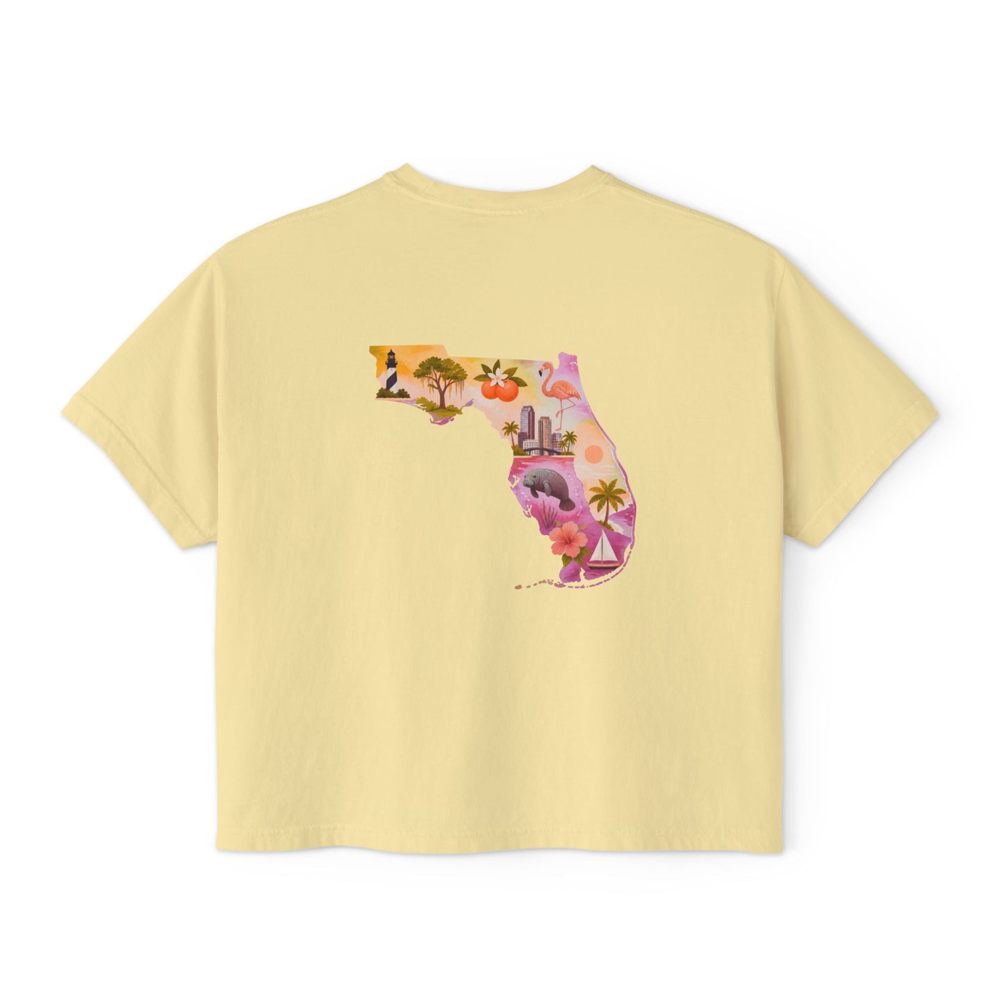 Women's Boxy Florida Tee | FL Cute Tee