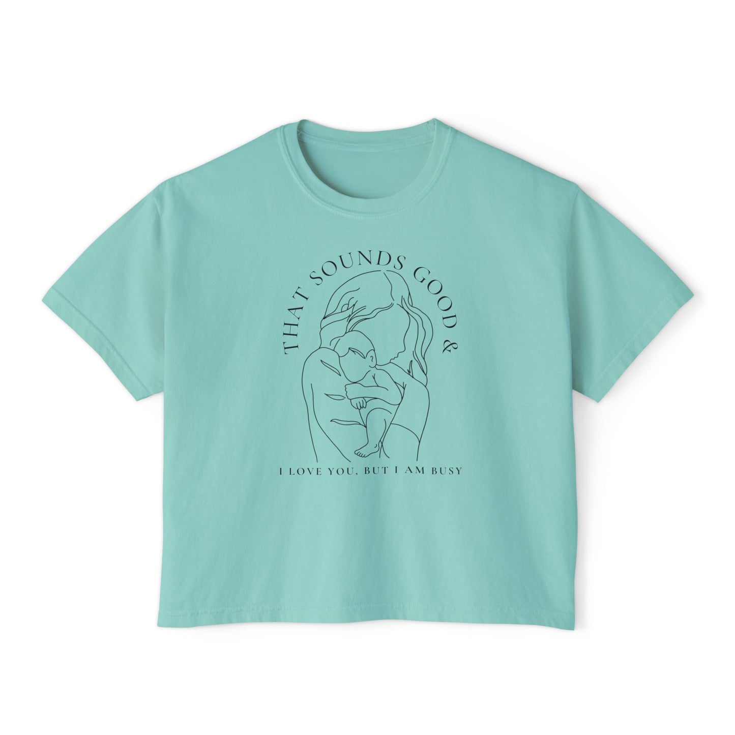 Motherhood Boxy Line Art Tee