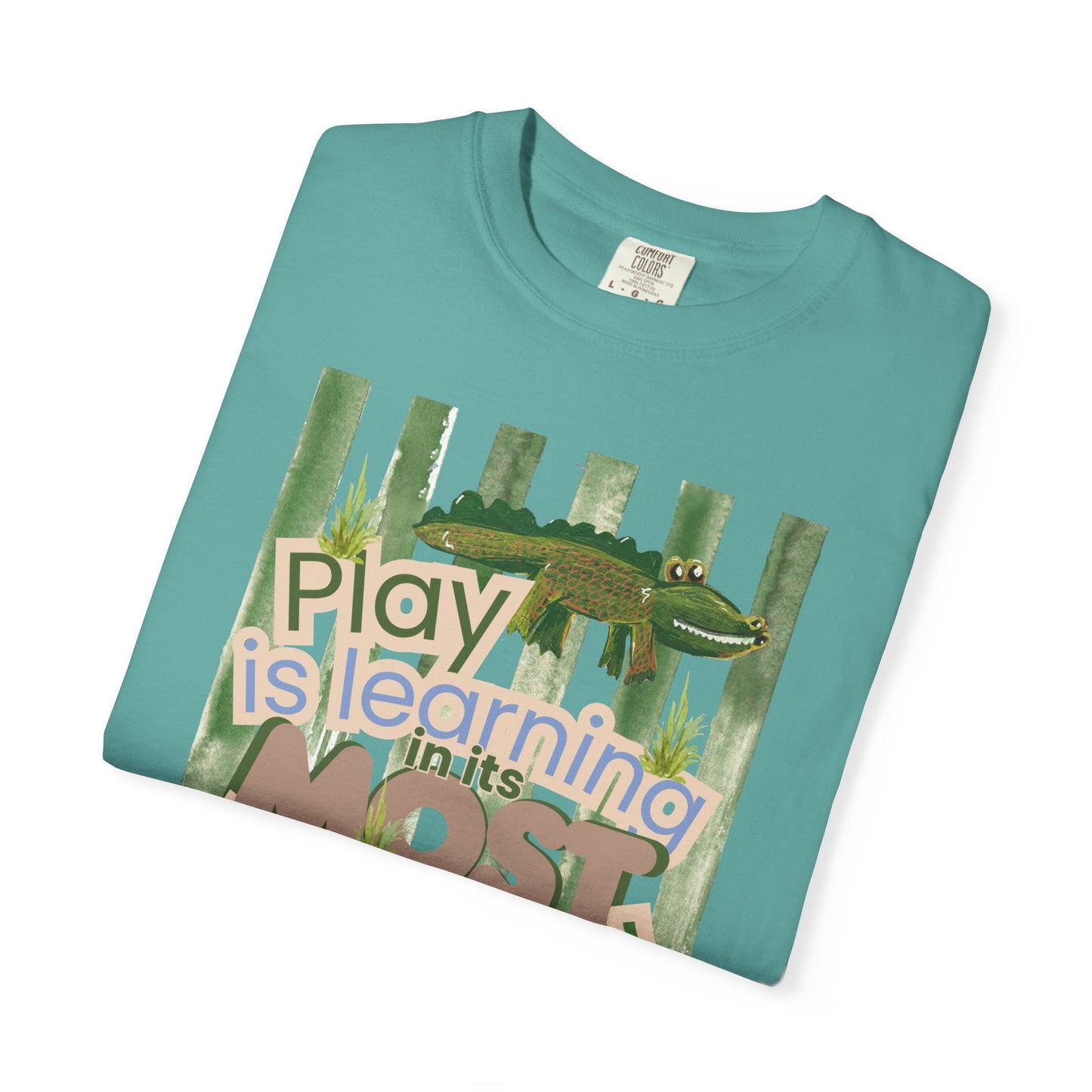 CUSTOM SHIRT FOR IVY LEAGUE ELC Play Is Learning T-Shirt — "Play is Learning the Most Natural Form" Preschool Teacher Tee
