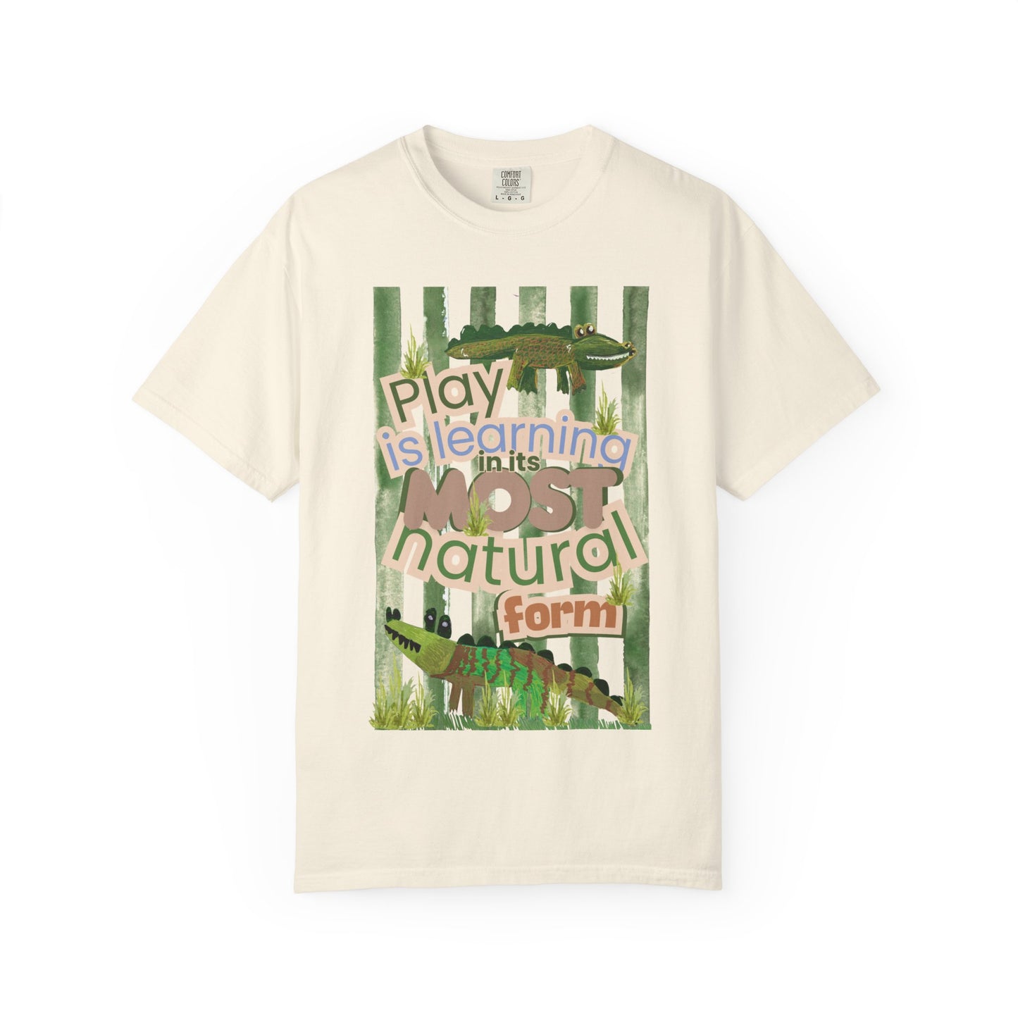 CUSTOM SHIRT FOR IVY LEAGUE ELC Play Is Learning T-Shirt — "Play is Learning the Most Natural Form" Preschool Teacher Tee
