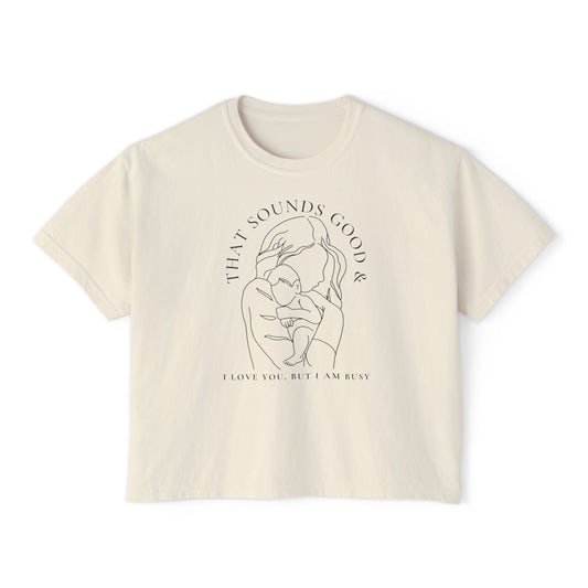Motherhood Boxy Line Art Tee