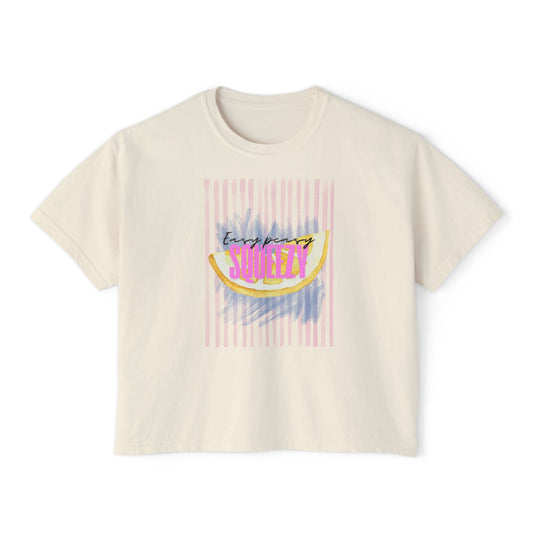 Easy Peasy | Stressy Depressy Boxy Tee