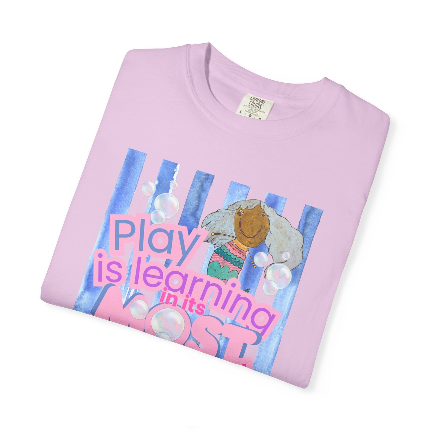 CUSTOM Early Learning Center T-Shirt — "Play is Learning" Preschool Teacher Tee