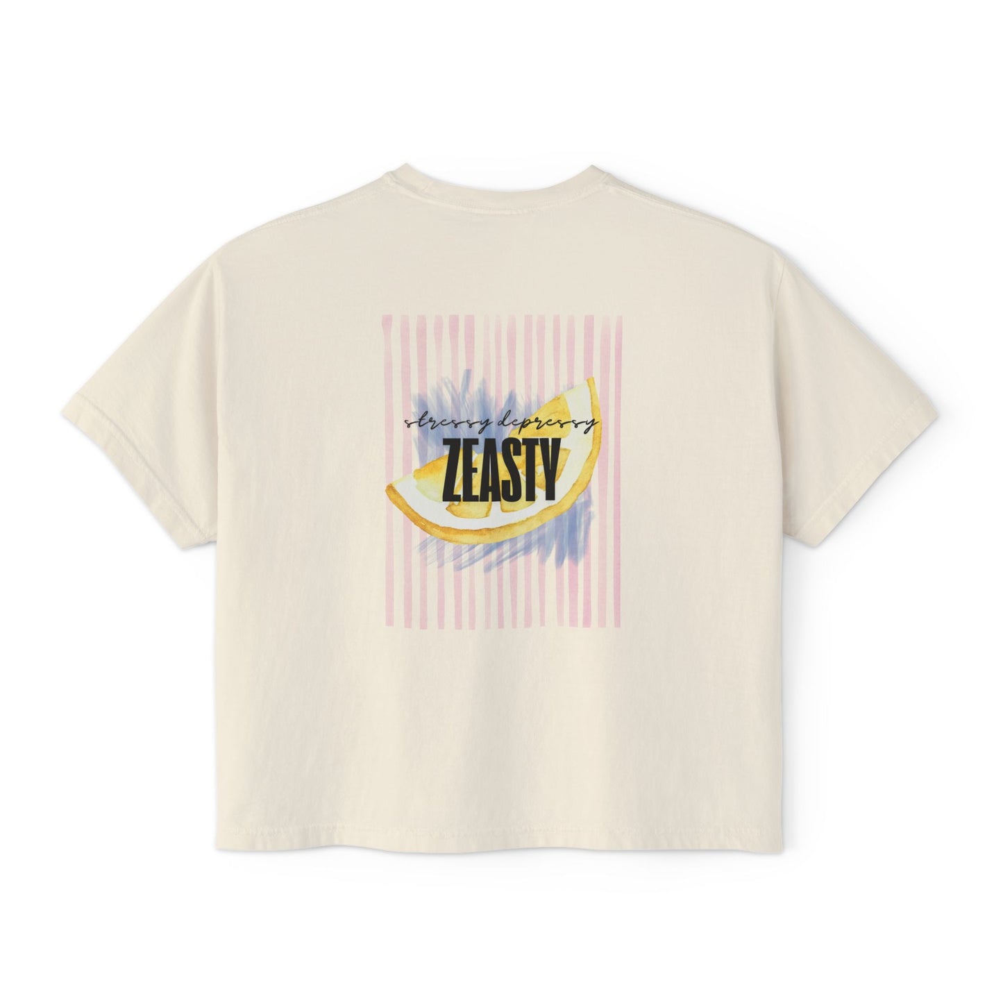 Easy Peasy | Stressy Depressy Boxy Tee