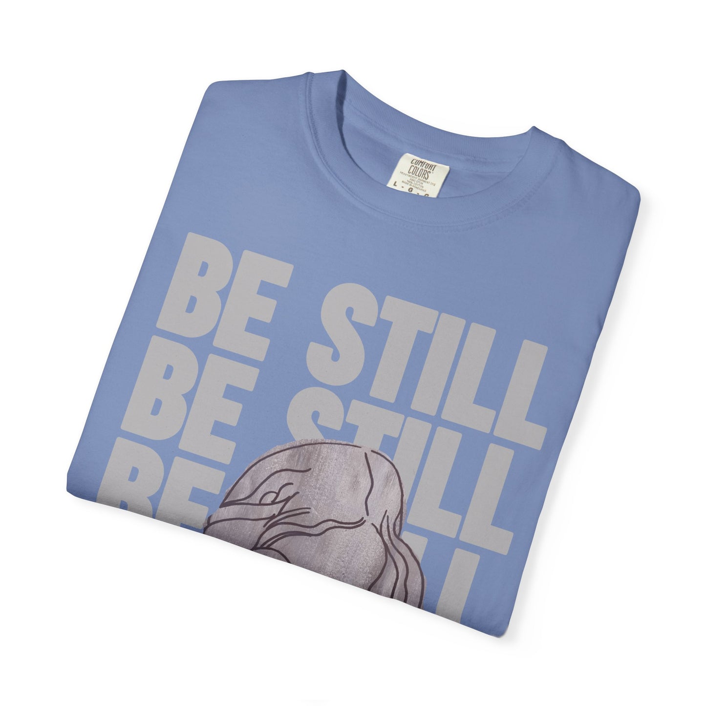 Be Still in Motherhood T-Shirt — Balancer of Chores + Cuddles, Messes + Magic