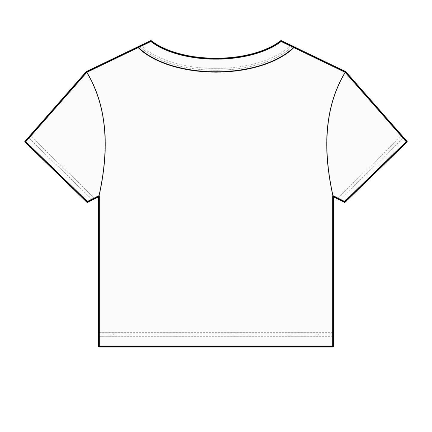 No Soliciting Micro Rib Baby Tee
