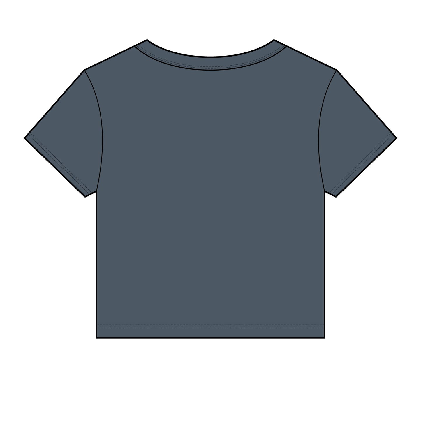 No Soliciting Micro Rib Baby Tee