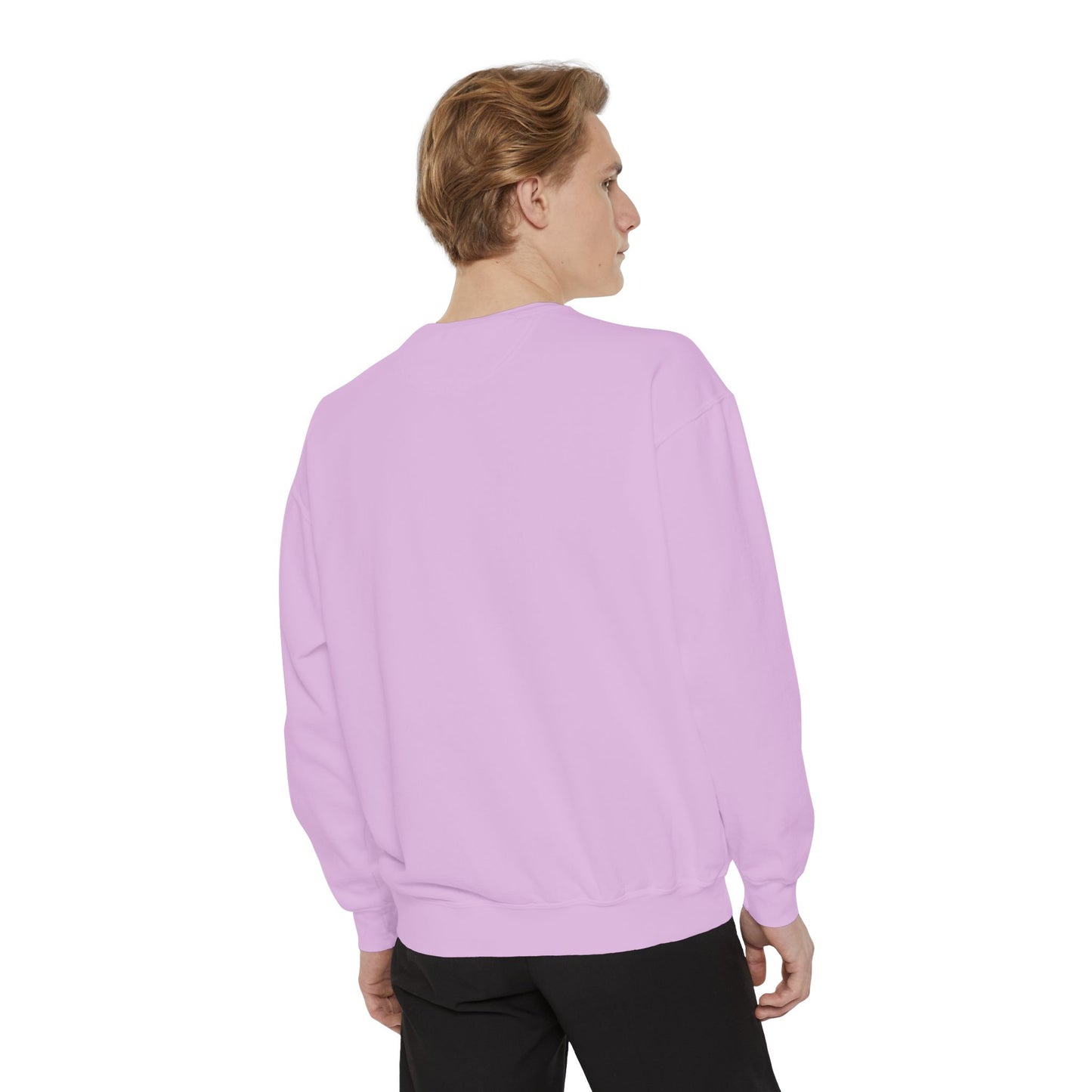 Love One Floral Sweatshirt — Retro Stripe Heart Graphic Crewneck