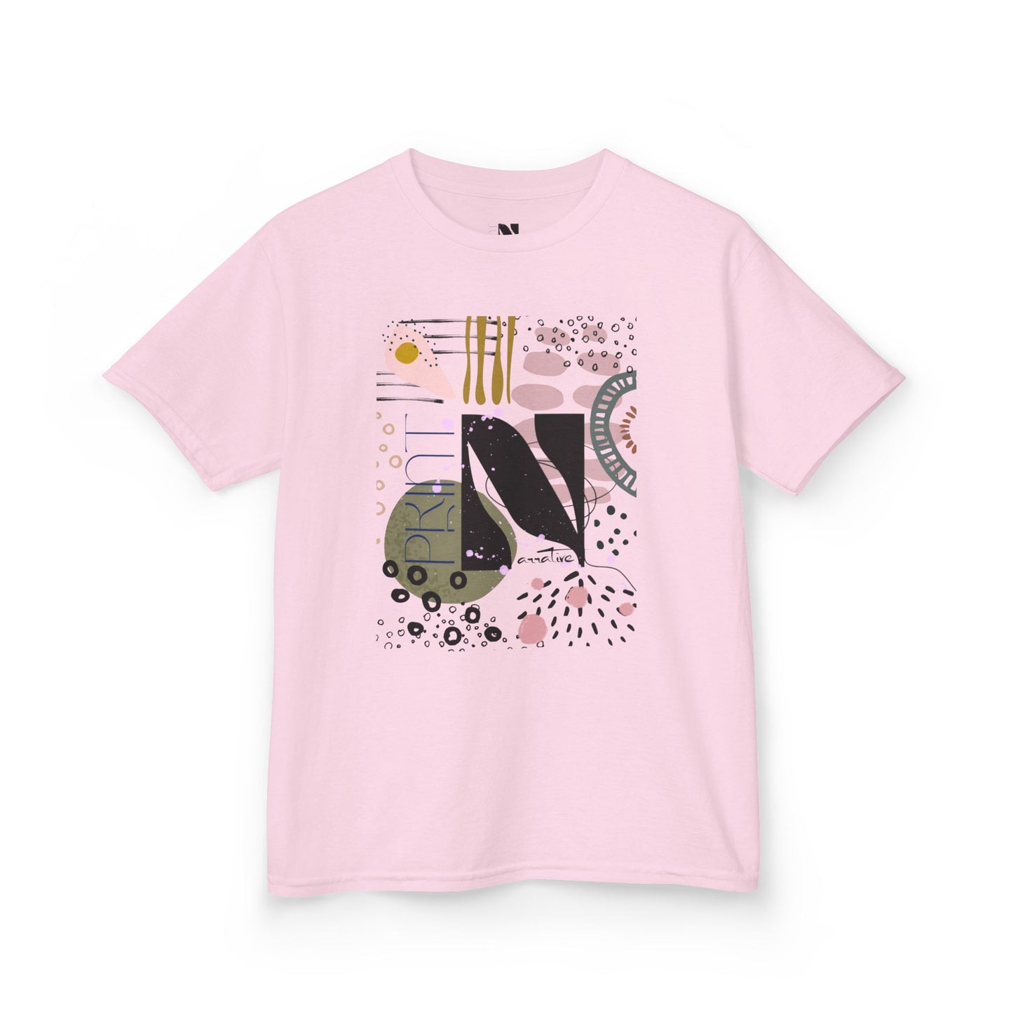 Kids Play All Day Print Narrative Brand Tee